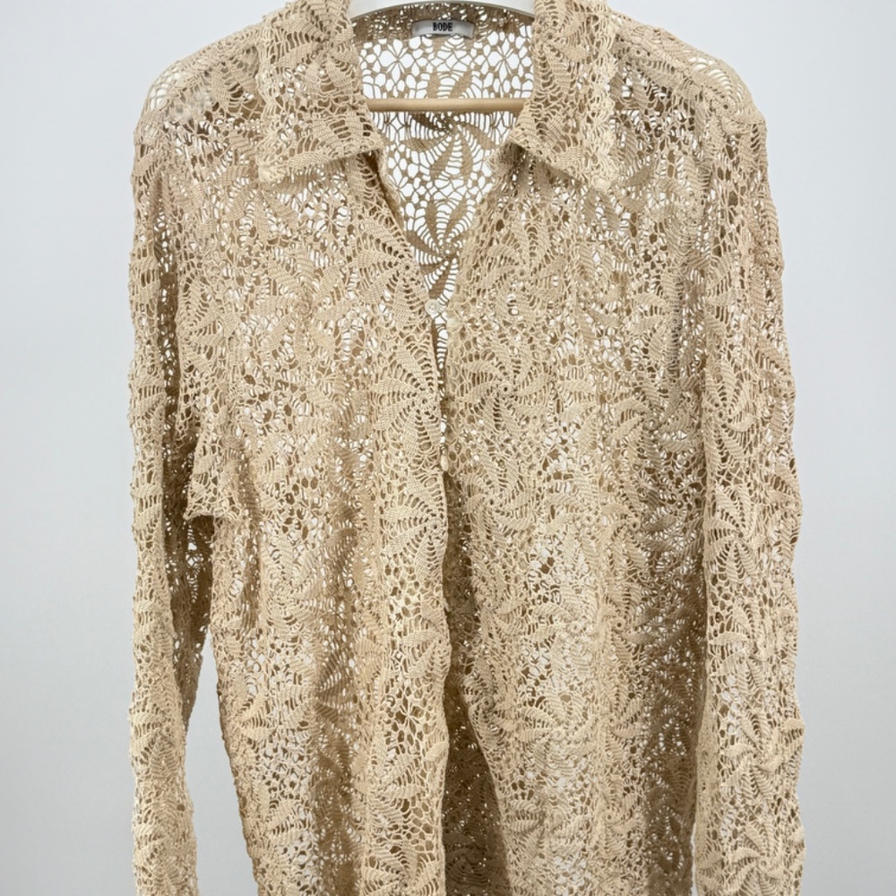 Bode Lace Knit Shirt
